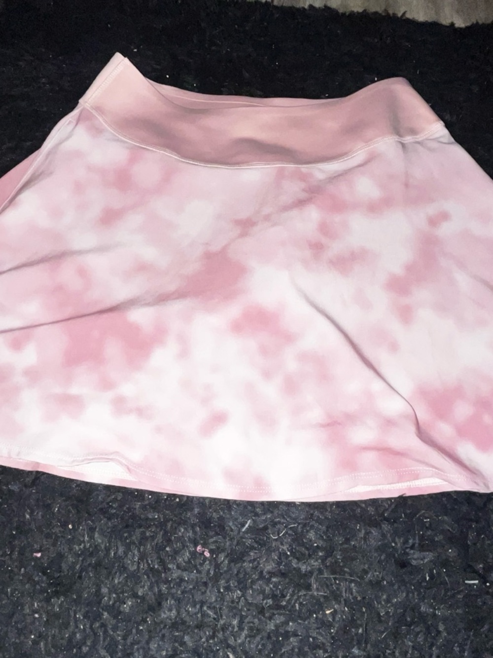 Puma Pink Tie-Dye Circle Skater Skort